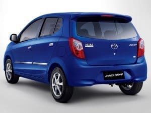 Toyota Agya 2012 vue AR - photo PT Astra