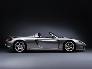 Porsche Carrera GT 2003-2006 profil - photo Porsche