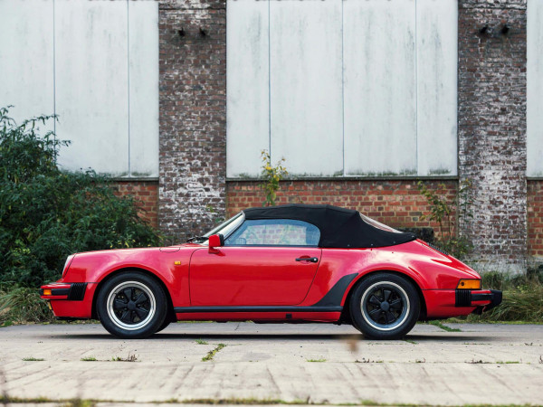 Porsche 911 Speedster Turbo-Look 1989 profil - photo : auteur inconnu DR