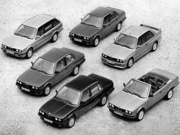 Famille Série 3 E30 Millésime 1988 - photo BMW