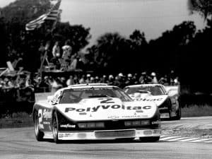 Chevrolet Corvette IMSA GTO 1988 vue AV - photo : auteur inconnuChevrolet Corvette IMSA GTO 1988 vue AV - photo : auteur inconnu