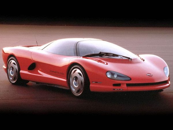 Chevrolet Running Corvette Indy concept 1987 vue AV - photo GM