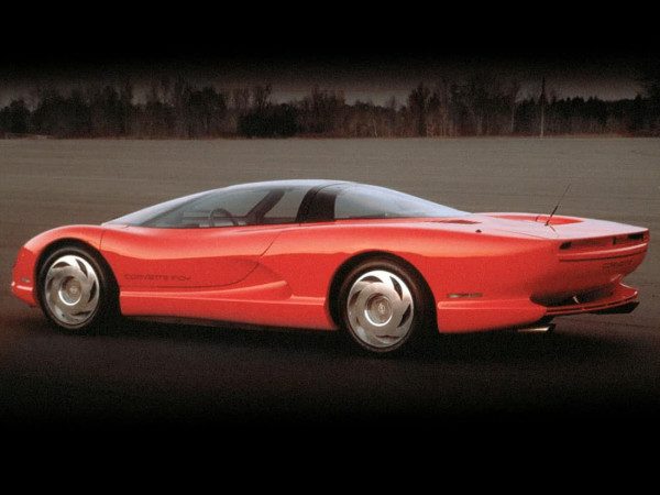 Chevrolet Running Corvette Indy concept 1987 vue AR - photo GM