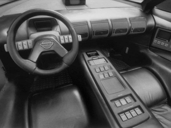 Chevrolet Running Corvette Indy concept 1987 planche de bord - photo GM