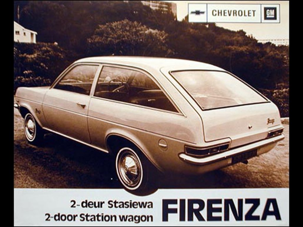 Chevrolet Firenza Station Wagon 1971-1973 vue AR - photo GMSA