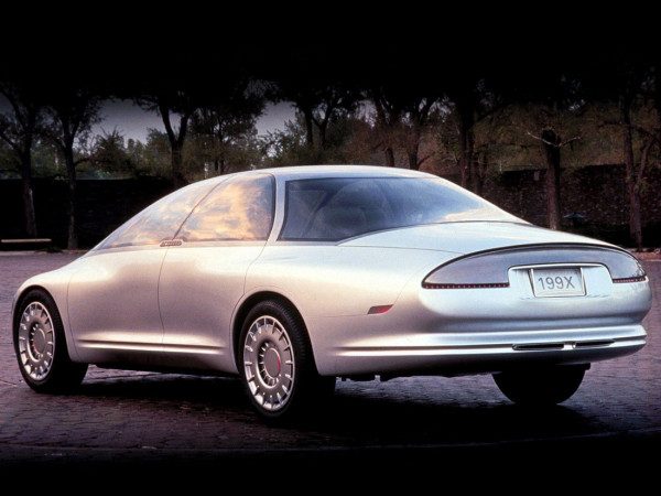 Oldsmobile Tube Car concept 1989 vue AR - photo Oldsmobile