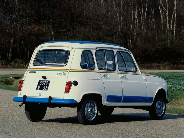 Renault 4 Jogging vue AR 1981 photo Renault