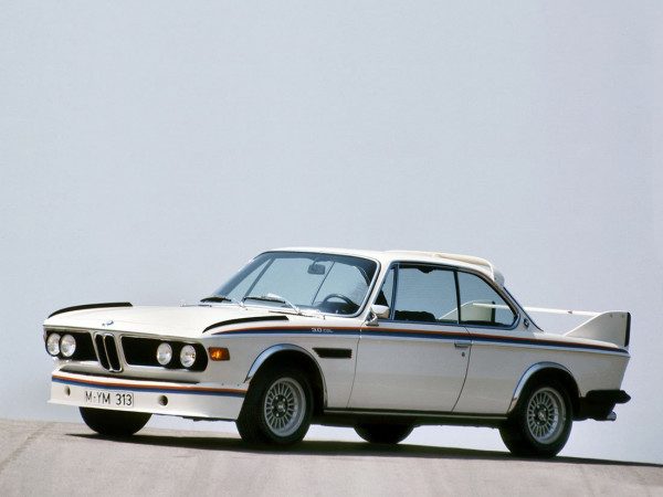 BMW 3.0 CSL avec kit course 1973-1975 vue AV - photo BMW