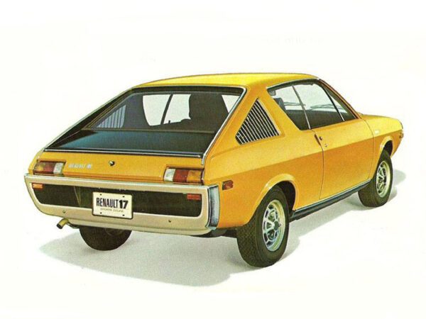 Renault 17 Sports Coupe 1972-1973 version US vue AR - photo Renault