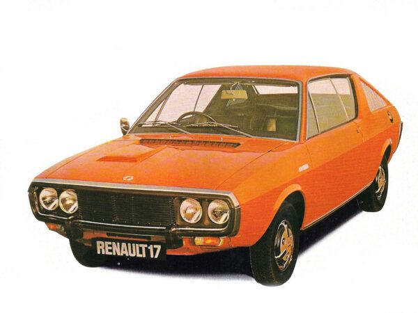 Renault 17 TS 1972 voiture pour le marché anglais avec logo constesté par la société Kent - photo Renault