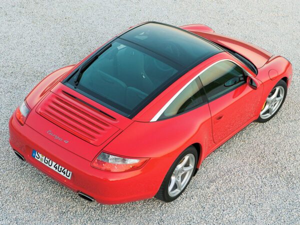 Porsche 911 type 997 Targa phase 1 vue AR 2005-2008 - photo Porsche AG