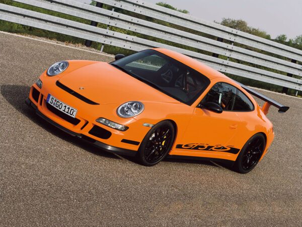 Porsche 911 type 997 GT3 RS phase 1 vue AV 2006-2008 - photo Porsche AG