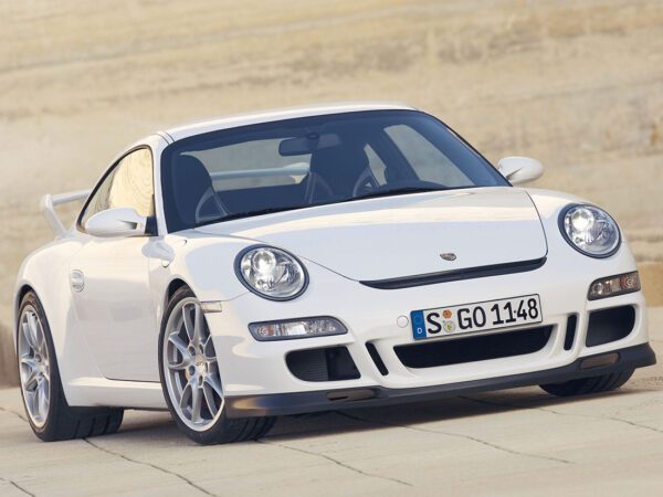 Porsche 911 type 997 GT3 phase 1 vue AV 2006-2008 - photo Porsche AG (Stefan Warter)