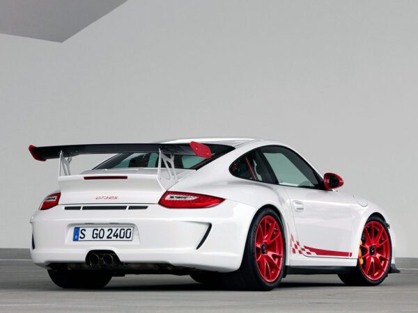 Porsche 911 type 997 GT3 RS phase 2 vue AR 2010-2011 - photo Porsche AG