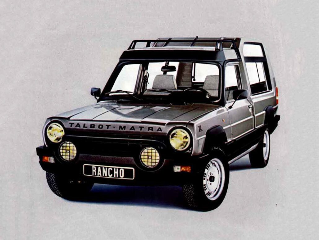 Talbot-Matra Rancho X 1979-1981 vue AV - photo Talbot