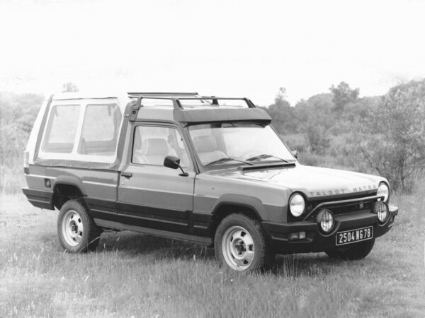 Talbot-Matra Rancho Découvrable 1980-1981 vue AV - photo Talbot