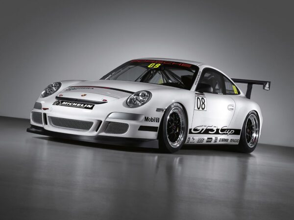 Porsche 911 type 997 GT3 Cup vue AV 2008 - photo Porsche AG