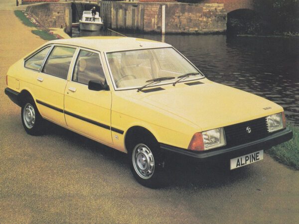 Talbot Alpine GL 1.6 vue AV 1981-1984 - photo Talbot UK