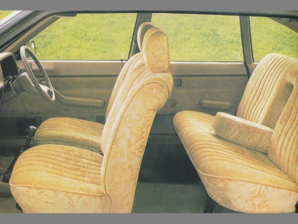 Talbot Alpine GLS intérieur 1982-1984 - photo Talbot UK