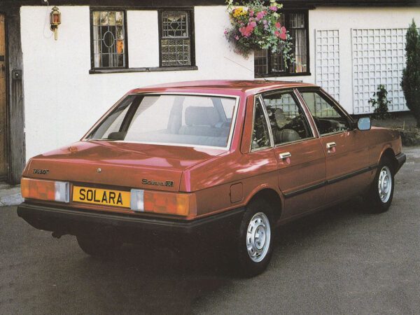 Talbot Solara GL 1980-1982 vue AR - photo Talbot UK