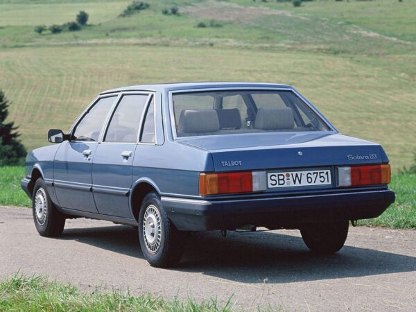 Talbot Solara SX 1980-1982 vue AR - photo Talbot