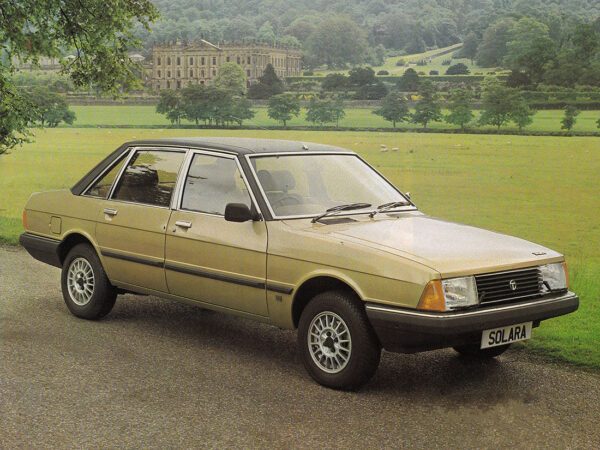 Talbot Solara SX 1980-1982 vue AV - photo Talbot UK