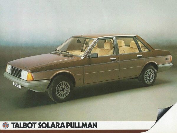 Talbot Solara Pullman 1982-1983 vue AV - photo Talbot