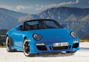 Porsche 911 type 997 Speedster vue AV 2010-2011 - photo Porsche AG (Stefan Warter)